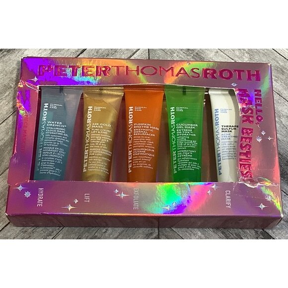 Peter Thomas Roth Hello Mask Besties 5-Piece Face Mask Kit Limited Edition - Picture 1 of 4
